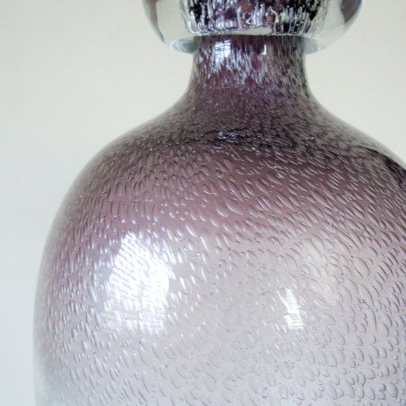 Gorgeous Glass Bubble Vase Decorative Vase Home Accent Large Collectable Art - Picture 3 of 10